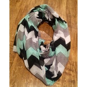 Chevron infinity scarf