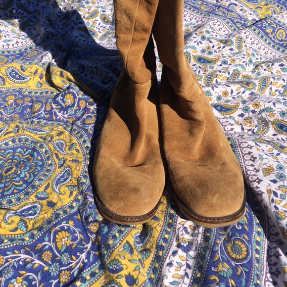 Tan Suede Boots - Picture 2 of 5