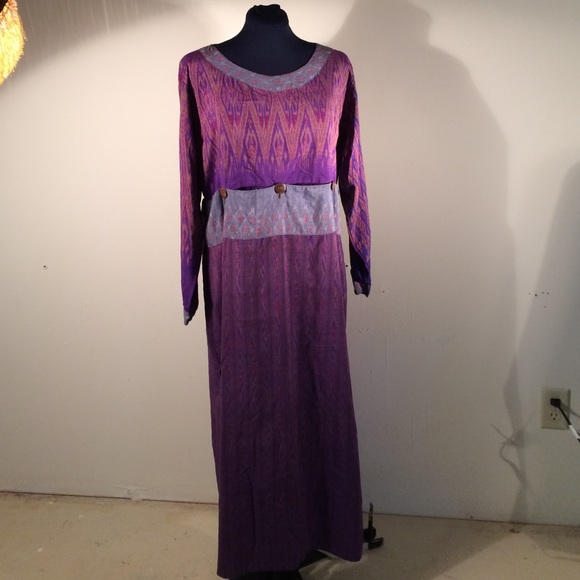 Ethnic ikat dress