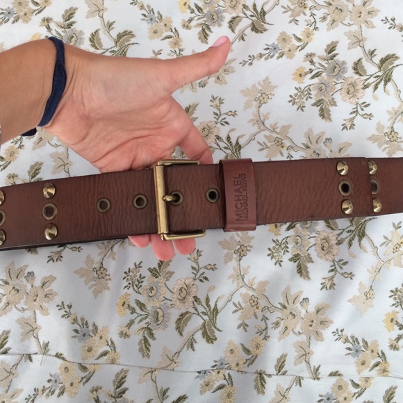 Studded Michael Kors Belt - Picture 1 of 3