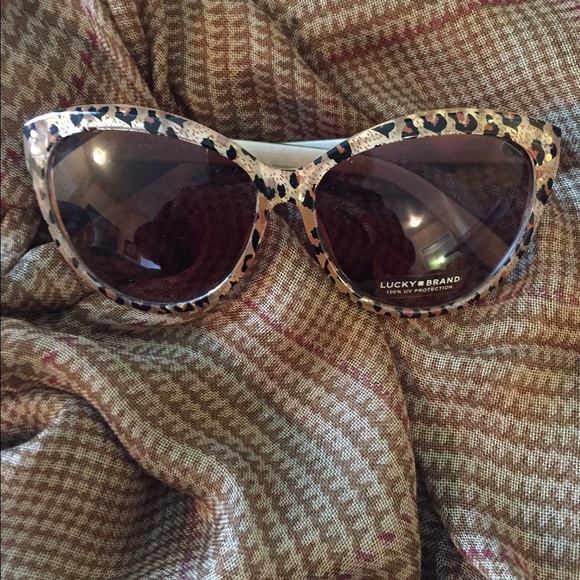 Lucky Brand Accessories - SOLD, SOLD/LUCKY BRAND" ANIMAL PRINT DESGNR SUNGLS