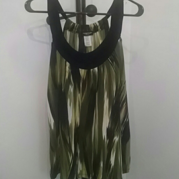 Beautiful bold green halter top