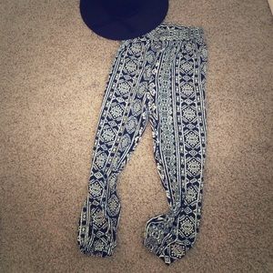 Parachute pants, tribal pattern