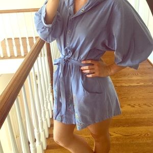 Bundle  button up  dress & shimmer skirt