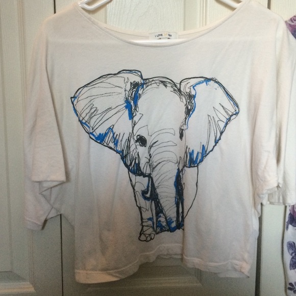 White elephants quarter sleeve long sleeve shirt! - Picture 1 of 2