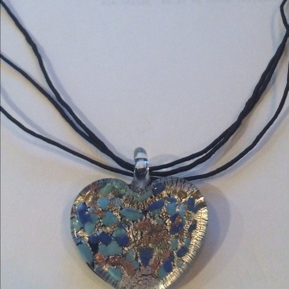 Glass Heart Necklace