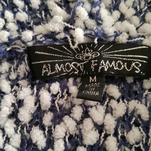 Blue white hoodie sweater - Picture 3 of 3