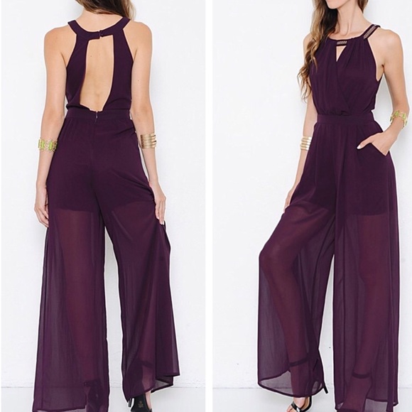 Palazzo silhouette jumpsuit
