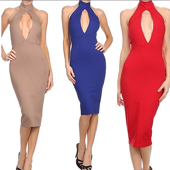Vogue addiction halter dress