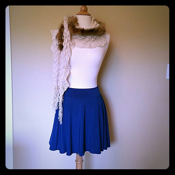 Blue skirt