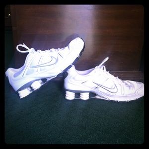 Womens White Nike Shox