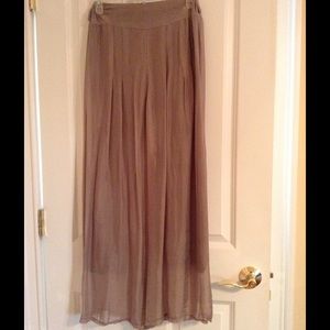 Sheer pants lined
