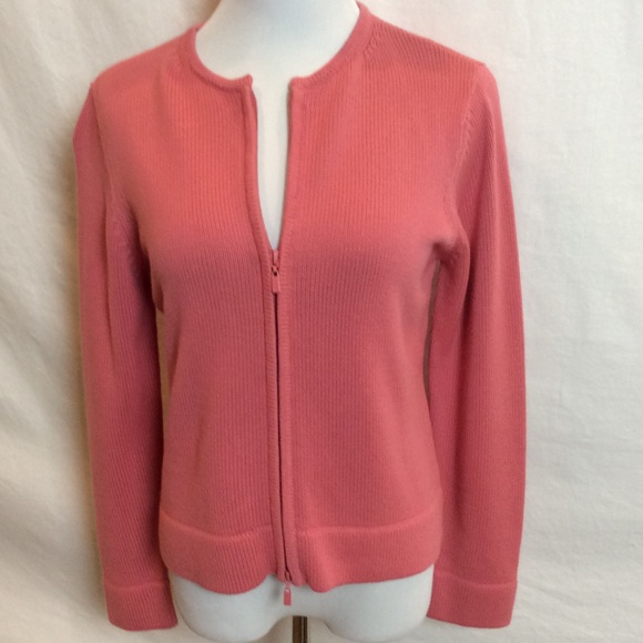 Petite Sophisticated Double zipper Sweater