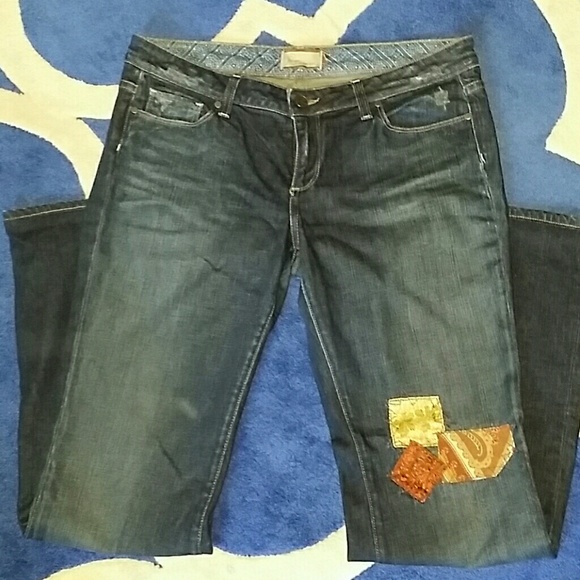 Paige Laurel Canyon Patch Work Jeans
