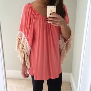 Fringe trim top