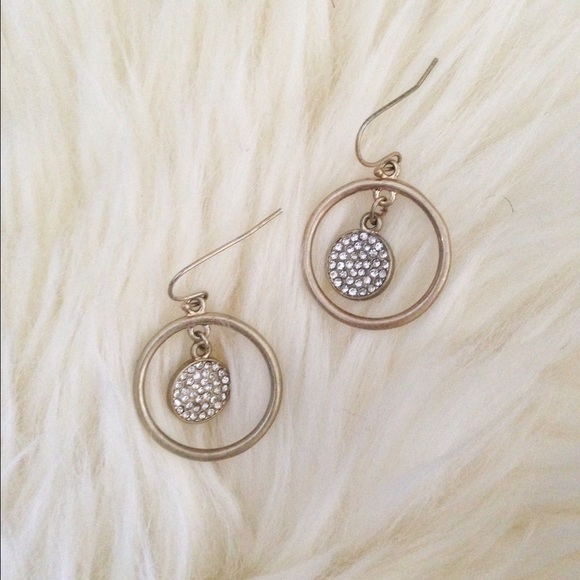 Anthropologie earrings. Gold plated.