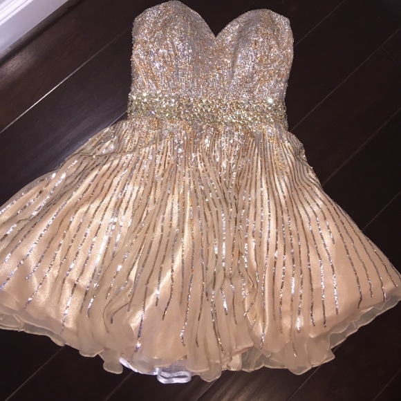 Worn once Sherry Hill prom dress