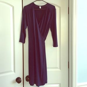 Old navy size L wrap dress soft cotton