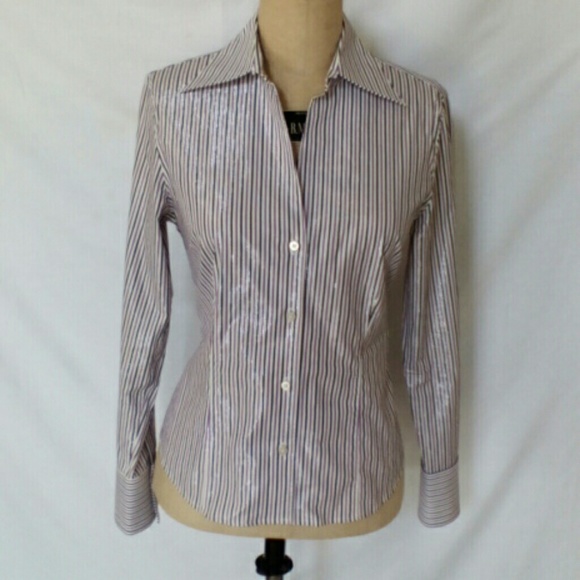 Striped Long Sleeved Top.