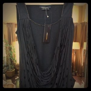 NWT Black BCBG Top Size M