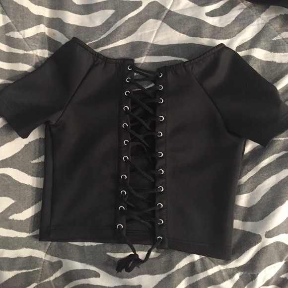 Lace up top