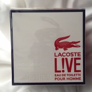 NEW 3.3 OZ. (100 mL) Lacoste Live Cologne