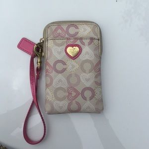 Coach wristlet