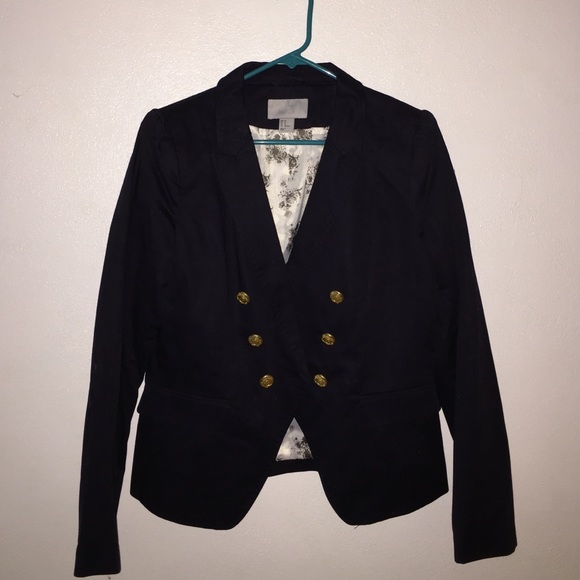 H&M navy blue blazer