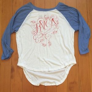 RVCA baseball style top