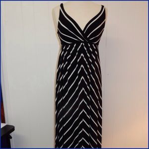 Black and White Maxi Dress