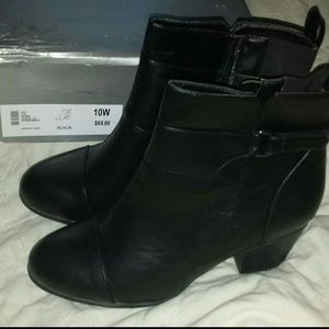 Black ankle boots