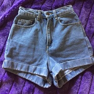 American apparel high waist shorts