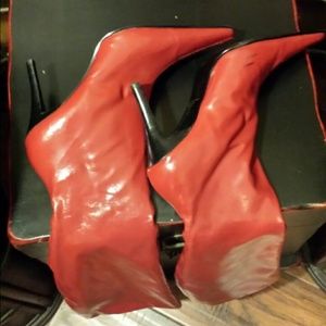 Cathy Jean Red Boots