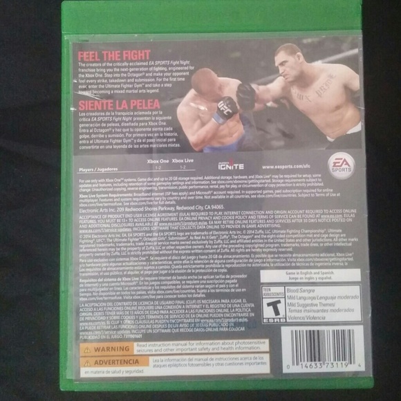 Xbox One Game- UFC - Picture 2 of 4