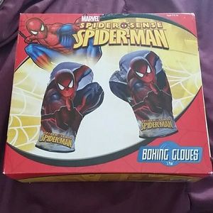 Little boy boxing gloves