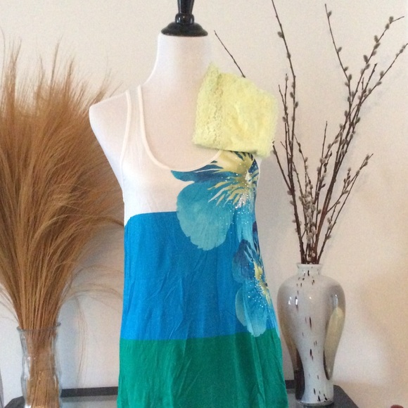 Colorful Racerback Tank Top - Picture 3 of 3