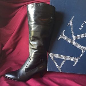 Anne Klein leather boots