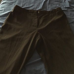 Black pants with white strips dress pants