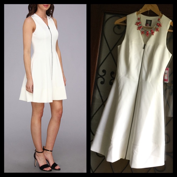 vince camuto white dress