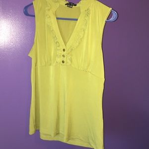 Lime green top