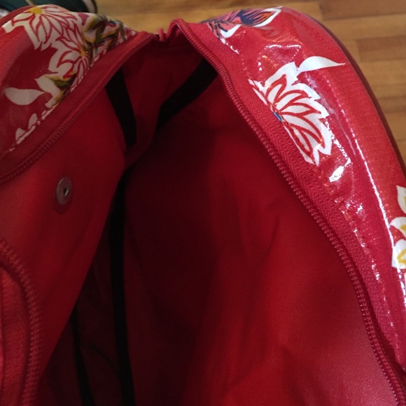 Vinyl Hawaiian print bag - Picture 2 of 4