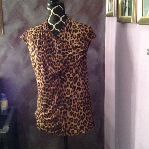 Ann Taylor leopard top