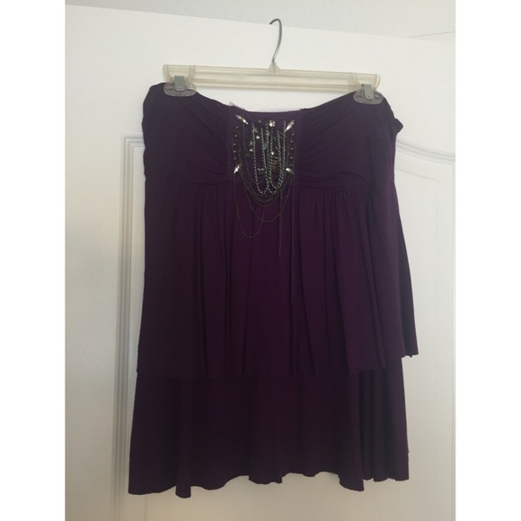 Purple Layered Halter/Tube Top 💜