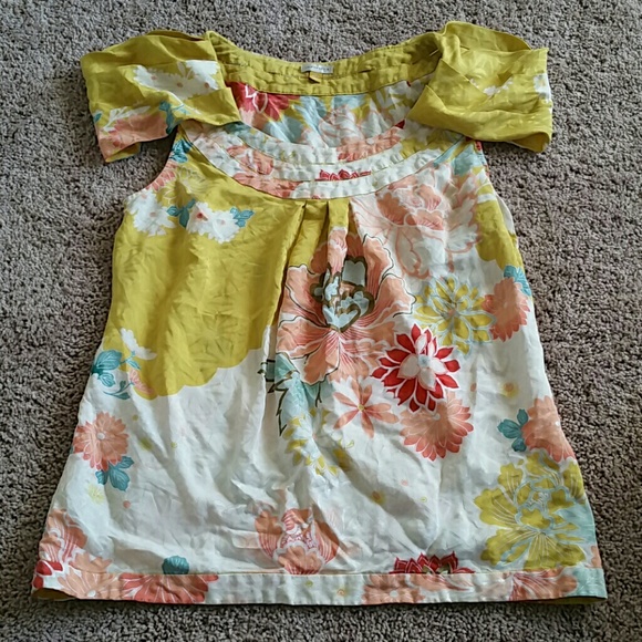 Anthropologie Leifsdottir Obi Wan silk shirt