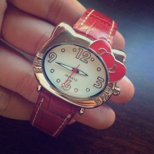 Red Hello Kitty Watch