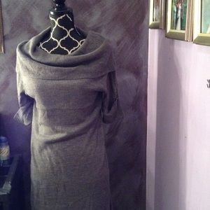 Cute light Grey Sweater Dress