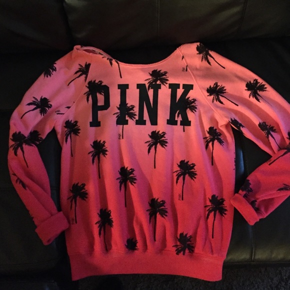 VS PINK Ombré off shoulder sweater