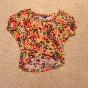 Floral crop top