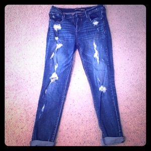 DistressedExpressJeans,looking to sellmake anoffer