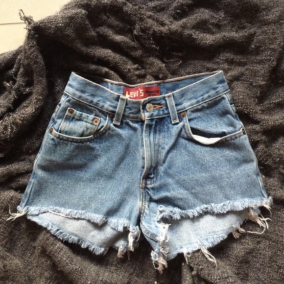 Levi's Denim High Waisted Shorts